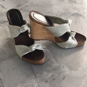 Donald J Pliner cork wedge Sandals